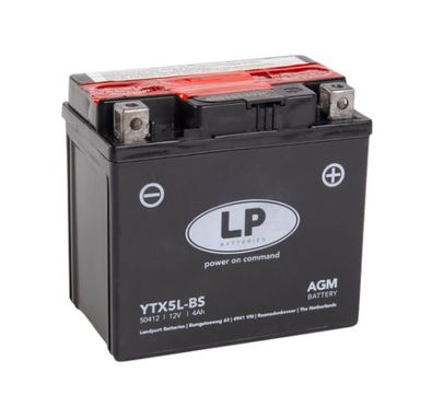 YTX5L-BS / 50412 AGM-Batterie 12V/4Ah (10h) 50A (EN) SOFORT einsatzbereit