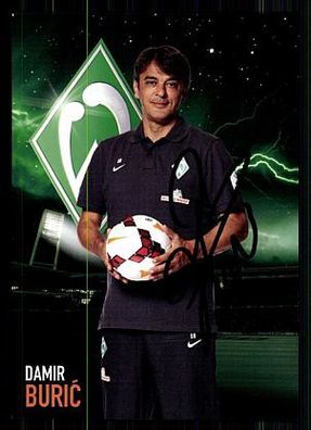 Damir Buric Werder Bremen 2013-14 Autogrammkarte + A 63025