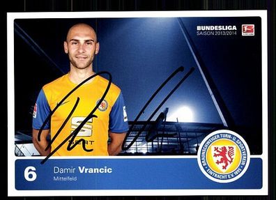 Damir Vrancic Eintracht Braunschweig 2013-14 Autogrammkarte + A 63041