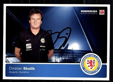 Christian Skolik Eintracht Braunschweig 2013-14 Autogrammkarte + A 63065