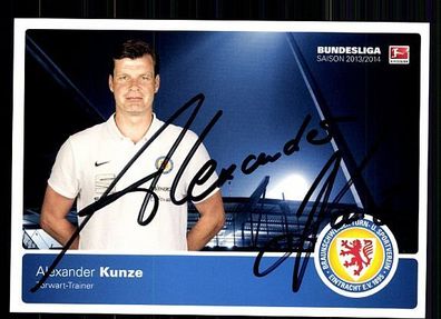Alexander Kunze Eintracht Braunschweig 2013-14 Autogrammkarte + A 63069