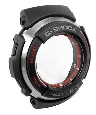 Casio G-Shock | Gehäuse CASE/ CENTER ASSY schwarz/ silbern für G-300L
