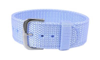 Baby-G Armband | Durchzugsband Textil 20mm für Casio BG-153B blau