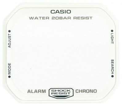 Uhrenglas G-Shock Mineralglas weiß für Casio DW-D5600