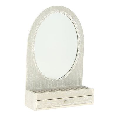 Standspiegel Schmuckkästchen Schminkspiegel Holzspiegel Spiegel Holz "Vintage"