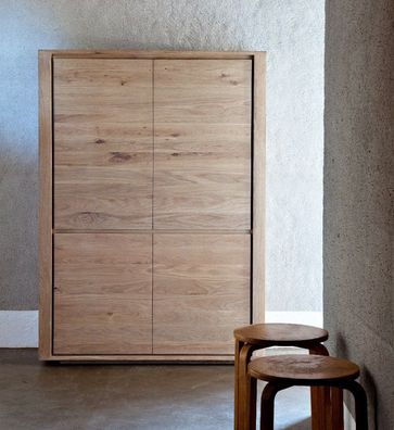 Ethnicraft Oak Shadow Storage Cupboard - Hochschrank