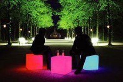 Moree Cube Outdoor LED ACCU - Leuchttisch
