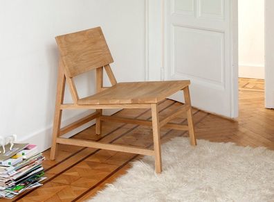 Ethnicraft Oak N2 Lounge Chair - Lounge Stuhl