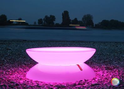 Moree Lounge Tisch LED PRO Outdoor