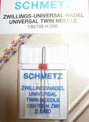 Schmetz-Zwillingsnadel 2.0/80