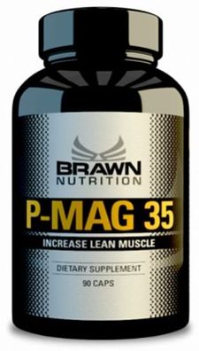 Brawn P-Mag 35 Increase Lean Mass 90 Capsules