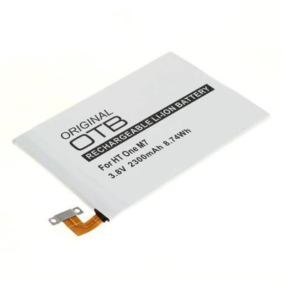 OTB - Ersatzakku kompatibel zu HTC One M7 / BN07100 - 3,8 Volt 2300mAh Li-Ion