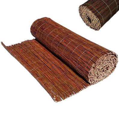 Weidenmatte Als Sichtschutz — Natürlicher Zaun Aus Weide, 100 Cm Hoch & 3 M Lang