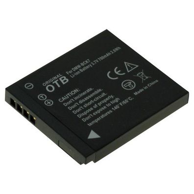 OTB - Ersatzakku kompatibel zu Panasonic DMW-BCK7 - 3,7 Volt 700mAh Li-Ion