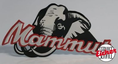Raubtier Mammut-Emblem orginal - Nachbau
