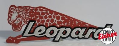 Raubtier Leopard-Emblem