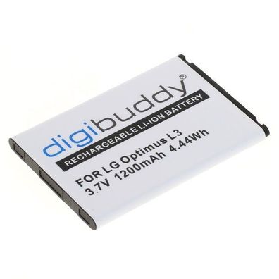 digibuddy - Ersatzakku kompatibel zu LG P970 Optimus Black / Optimus L3 / L5 - ...