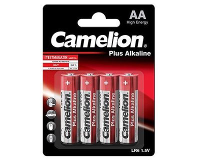Camelion - Plus Alkaline - Mignon LR6 AA - 1,5 Volt 2700mAh - 4er Pack