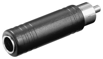 Cinch Adapter zu Mono AUX Klinke 6,35 mm BuchseCinch-Stecker > Klinke 6,35 mm ...