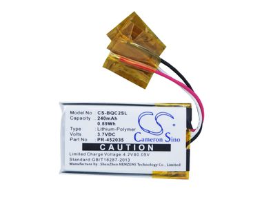 Ersatzakku - CS-BQC2SL - BOSE QC20 / PR-45035 - 3,7 Volt 240mAh Li-Ion