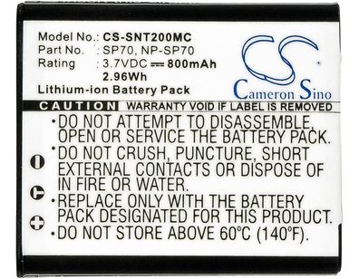 Ersatzakku - CS-SNT200MC - SONY Bloggie Duo / 4-261-368-01 - 3,7 Volt 800mAh Li-ion