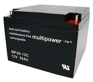 Multipower - MP26-12C - 12 Volt 26Ah Pb