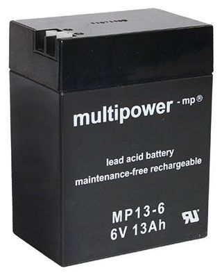 Multipower - MP13-6 - 6 Volt 13Ah Pb