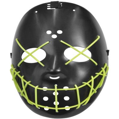 Hockey Maske - Anarchy - Glow Mask - leuchtet im Dunkeln - Hockeymaske - Purge