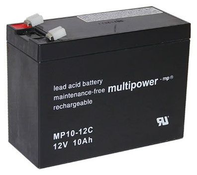 Multipower - MP10-12C - 12 Volt 10Ah Pb