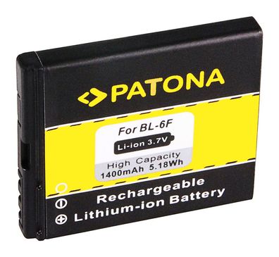 Patona - Ersatzakku - Nokia BL-6F / N78 / N78 / N95-8GB - 3,7 Volt 1400mAh Li-Ion