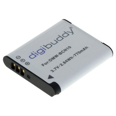 digibuddy - Ersatzakku kompatibel zu Panasonic DMW-BCN10 - 3,7 Volt 770mAh Li-Ion