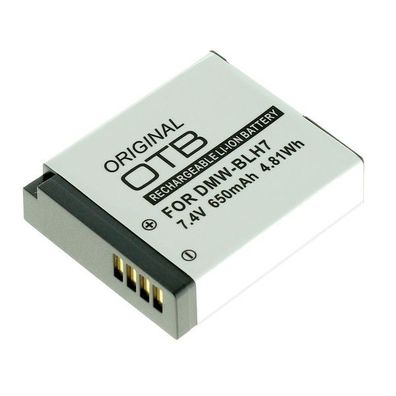 OTB - Ersatzakku kompatibel zu Panasonic DMW-BLH7 - 7,4 Volt 650mAh Li-Ion