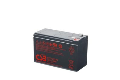 CSB - XTV 1272 - 12 Volt 7200mAh Pb - F250 / 6,3mm