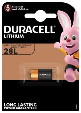 Duracell - Photo - 28L / PX28 / 2CR1/3N - 6 Volt 150mAh Lithium - 1er Blister