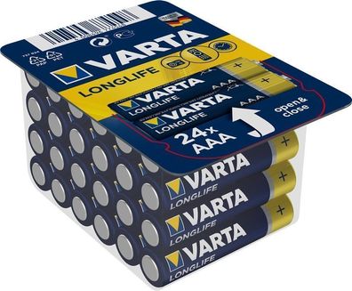 Varta - Longlife - LR03 / AAA (Micro) - 1,5 Volt AlMn - 24er Box