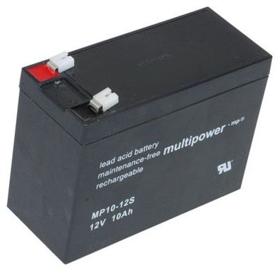 Multipower - MP10-12S - 12 Volt 10Ah Pb