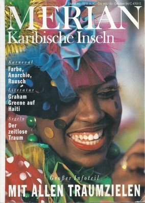 Merian Nr.10 Oktober 1994 Karibische Inseln mit allen Traumzielen
