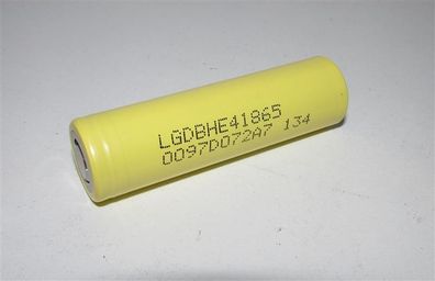 LG - LGDBHE41865 / LGABHE41865 / INR18650HE4 - 3,6 Volt 2500mAh Li-Ion [LiNiMnCoO2]