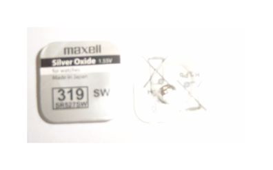 maxell - 319 SR527SW - 1,55 Volt Silver Oxide