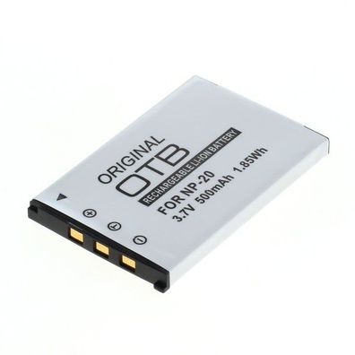 OTB - Ersatzakku kompatibel zu Casio NP-20 - 3,7 Volt 500mAh Li-Ion