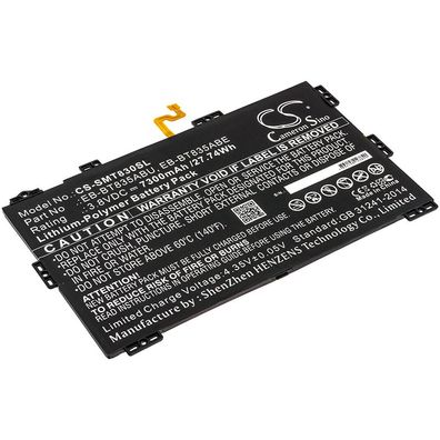 Ersatzakku - CS-SMT830SL - Samsung Galaxy Tab S4 10.5 2018 / EB-BT835ABE / SM-T830...