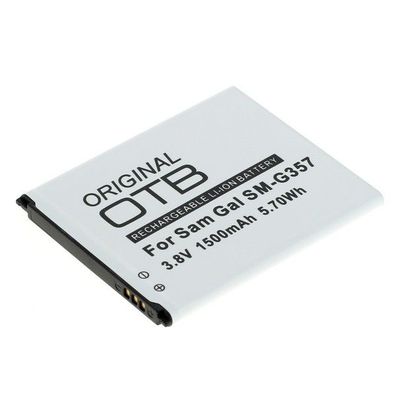 OTB - Ersatzakku kompatibel zu Samsung Galaxy Ace 4 LTE SM-G357 - 3,7 Volt 1500mAh...