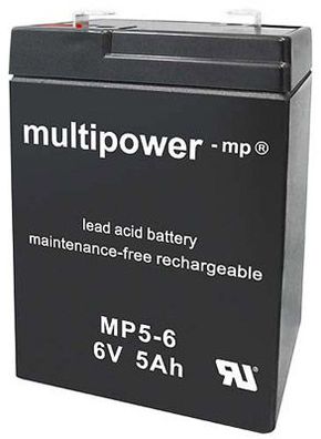 Multipower - MP5-6 - 6 Volt 5000mAh Pb
