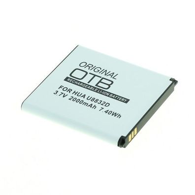 OTB - Ersatzakku kompatibel zu Huawei U8832D / G500D / Ascend P1 LTE / 201HW / ...