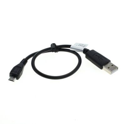 OTB - Datenkabel Micro-USB - 0,3m - schwarz - mit Ladefunktion