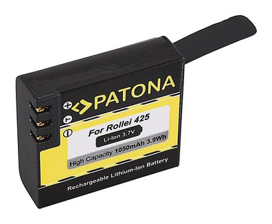 Patona - Ersatzakku - Rollei Actioncam RL 425 / 426 / 430 - 3,7 Volt 1050mAh Li-Ion