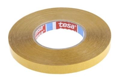 Tesa - Kunststoff-Klebeband doppelseitig, weiß, -40°C bis + 200°C, Stärke 0.23mm, ...