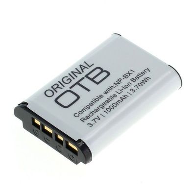 OTB - Ersatzakku kompatibel zu Sony NP-BX1 - 3,7 Volt 1000mAh Li-Ion