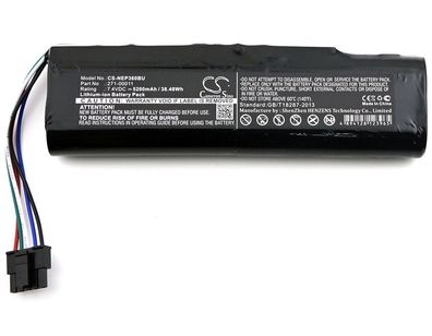 Ersatzakku - CS-NEP360BU - IBM 0X9B0D / Nexergy 271-00011 - 7,4 Volt 5200mAh Li-Ion