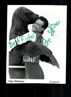 Ingo Stiebner Autogrammkarte Original Signiert Zirkus ## BC 172439